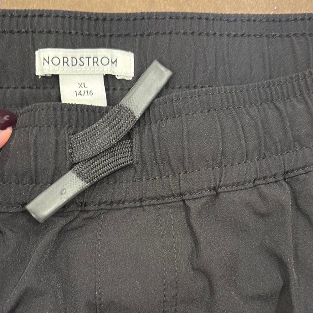 Nordstrom Kids Black Elastic Waist Casual Bottoms